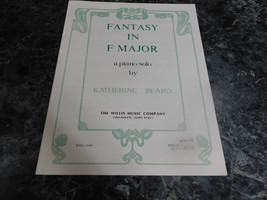 Fantasy in F Major Piano Solo by Katherine Beard - £2.36 GBP