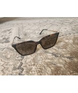 Jimmy Choo Square Sunglasses Totta /G 086HA Havana/Gold Very Clean - $1,565.69 MXN
