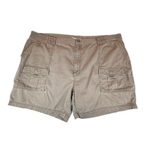 Roundtree and Yorke Cargo Shorts Mens 52W Green Cotton Casual Pockets Ou... - $335.18 MXN