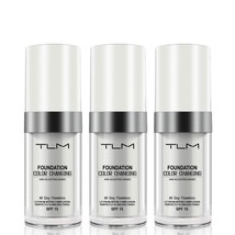 3X TLM Color Changing Foundation Makeup Base Face Liquid CoverConcealerF... - $303.30 MXN