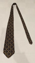 men&#39;s neck tie Oleg Cassini USA blue and gold - £7.90 GBP