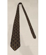 men&#39;s neck tie Oleg Cassini USA blue and gold - $171.16 MXN