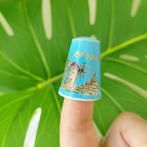 Vintage Greek Rhodes Windmill Thimble - $14.99