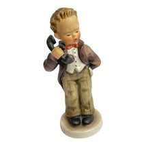 Vintage Goebel 6&quot; Figurine Hummel TMK6  # 124/0 Hello Phone Boy - £12.74 GBP