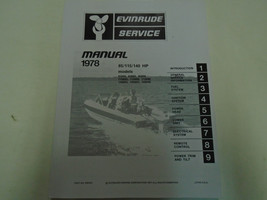 1978 Evinrude Servizio Negozio Riparazione Officina Manuale 85 115 140 HP OEM - £83.92 GBP