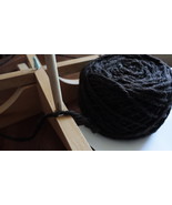 Welsh Black - true, undyed black wool - $450.25 MXN