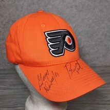 Flyers Hat Autographed / Signed Bernie Parent and Gary Dornhoefer - £27.57 GBP