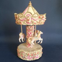 Carousel Horse Music Box &amp; Musical Carousel Horse Snow Globe, Best Girls Gifts - £111.13 GBP