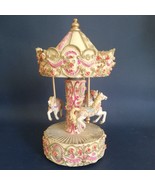 Carousel Horse Music Box &amp; Musical Carousel Horse Snow Globe, Best Girls... - £109.02 GBP