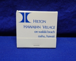 Vintage &quot;Hilton Hawaiian village&quot; Matchbook Oahu Hawaii - $4.50