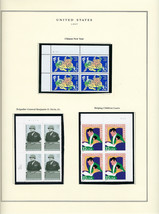 1996 US stamp collector sheet featuring Chinese New Year, Brigadier General Benj - £7.90 GBP