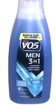 VO5 Alberto Men 3 in 1 Shampoo Conditioner Body Wash Ocean Surge 18oz-NEW-SHIP24 - £7.69 GBP