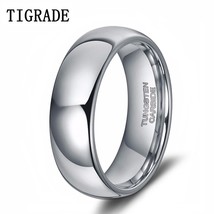 6mm Classic High Polish Real Tungsten Ring Dome Engagement Jewelry Carbide Weddi - £17.98 GBP