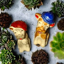 Occupied Japan 2 Antique dogs salt and pepper shakers - $40.66 CAD