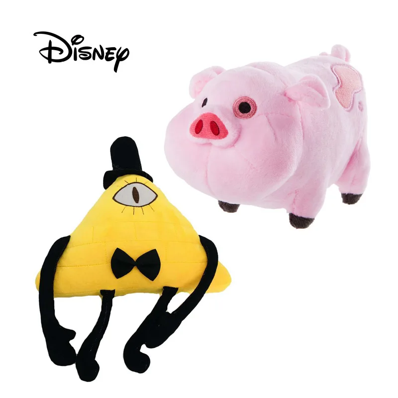 Disney kawaii plush stuffed toys gravity falls cartoon waddles pig bill cipher toy for thumb200