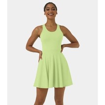 Halara Everyday Backless Activity Dress-New Classic-No Liner Shorts Green S - £30.83 GBP