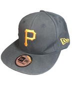 Pittsburgh Pirates Hat Cap Fitted Mens 7 3/8 Black New Era 59Fifty MLB B... - €21,08 EUR