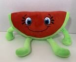 Kellytoy plush watermelon slice smiling face eyes smile red green arms l... - £5.74 GBP