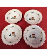 Vintage 1987 The Joy of Christmas by Jamestown China **Set of 4 Bowls** ... - $19.34