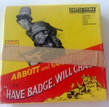 Super 8 Film Abbott &amp; Costello Have Badge Will Chase 8MM 50&#39; Silent Movie - £10.40 GBP