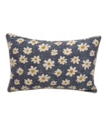 New- Distressed Floral Down Feather Lumbar Pillow - £131.86 GBP