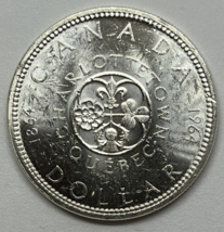 1964 (1864-) Canadian $1 Confederation Meetings Commemorative Silver Dollar Coin - $24.18