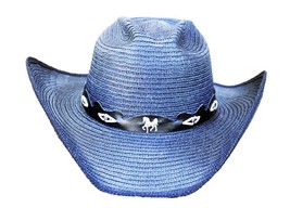 Colombian Hat Hand Designed by artisans Color Blue Dark Excellent Gift for Me... - £57.53 GBP