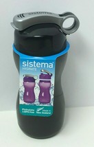 SISTEMA HOURGLASS PLASTIC BOTTLE 475ML(BLACK) PHTHALATE &amp; BPA FREE - £12.28 GBP