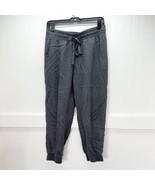 Cloth Stone Pants Medium Jogger Gray Lyocell Tencel Anthropologie Lounge... - £19.74 GBP