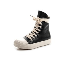 Women Sneakers Zipper Canvas Casual Shoes PUBlack 39 - £28.73 GBP