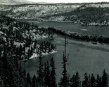 RPPC Couer D Alene Idaho Id Nascosto Lago S. Joe Fiume Unp 1940s Cartoli... - $4.04