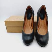 Montana Artisan Crafted Leather Pumps Size 7.5 M Black Slip On Comfort - $820.01 MXN