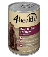 4health w/ Wholesome Grains Beef and Rice Wet Dog Food, 1 Can - 13.2 oz. - $15.21 CAD