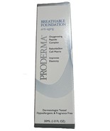 1- Proderma Breathable Foundation Anti-Aging Complex HONEY (New/Disconti... - $29.69