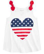 First Impressions Baby Girls Cotton Heart Flag Tank Top 24 Months NWT - $7.19
