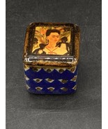 Frida Kahlo With Monkeys Mini Ceramic Trinket Ring Box Mexican Pottery - €25,66 EUR