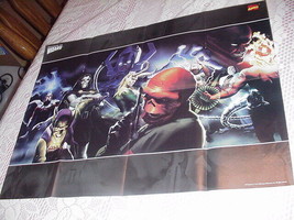 Marvel Villains Poster Alex Ross Magneto Red Skull Loki Galactus Kingpin... - £31.59 GBP