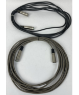 2 x SWITCHCRAFT XLR Microphone Cable Male To Female 3-Pin Mic Audio Lead - $47.52 CAD