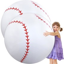 27 Inch Inflatable Balls Large Inflatable Baseball Giant Beach Balls Sports Ball - £49.16 GBP