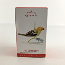 Hallmark Keepsake Christmas Ornament Beauty Of Birds Lady Pine Grosbeak New 2016 - $51.43