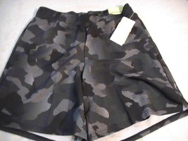 All In Motion - Men&#39;s 9&quot; Lined  Shorts Size XXL  Drawstring Camo Black S - £5.81 GBP