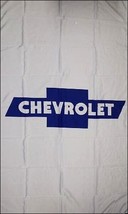 Chevrolet White Racing 5x3 Ft Vertical Banner Flag Car Racing Show Garage - $16.99