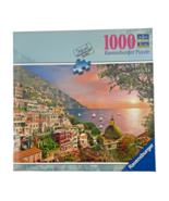 Ravensburger Puzzle Positano Italy Ocean Sunset Cliff Houses 1000 Pc. Se... - £18.98 GBP
