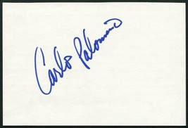 CARLOS PALOMINO SIGNED 4X6 INDEX CARD WORLD WELTERWEIGHT BOXING CHAMPION... - £13.86 GBP