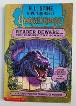 Give Yourself GOOSEBUMPS Reader Beware #1 Escape from Carnival of Horrors Stine - £5.50 GBP