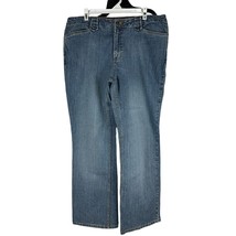 Faded Glory Women&#39;s Missy Stretch Vintage Bootcut Denim Jeans Size 16 - £11.73 GBP