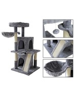 42&quot; Cat Tree Activity Tower 2 Luxury Condos Cozy Basket Playing House fo... - £56.62 GBP