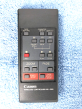 Canon Wireless Camcorder Controller WL-E80 Remote Control OEM - Tested-Works! - $13.99