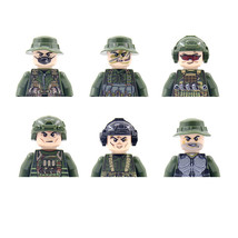 WW2 Military Building Blocks Solider Figures Gifts Weapons Guns Toys K10... - $399.57 MXN