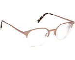 Warby Parker Eyeglasses Violet 2233 Rose Gold Half Rim Metal Frame 49[]1... - $99.99